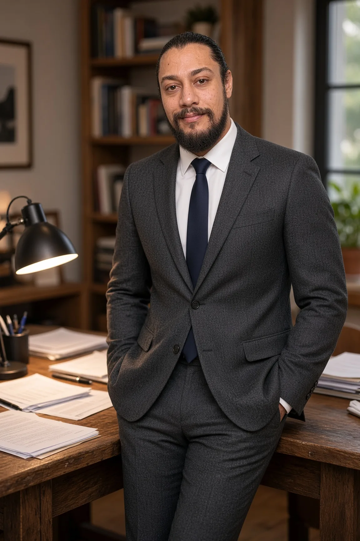 Kory Wells at the desk. Five steps. Every time. No shortcuts.