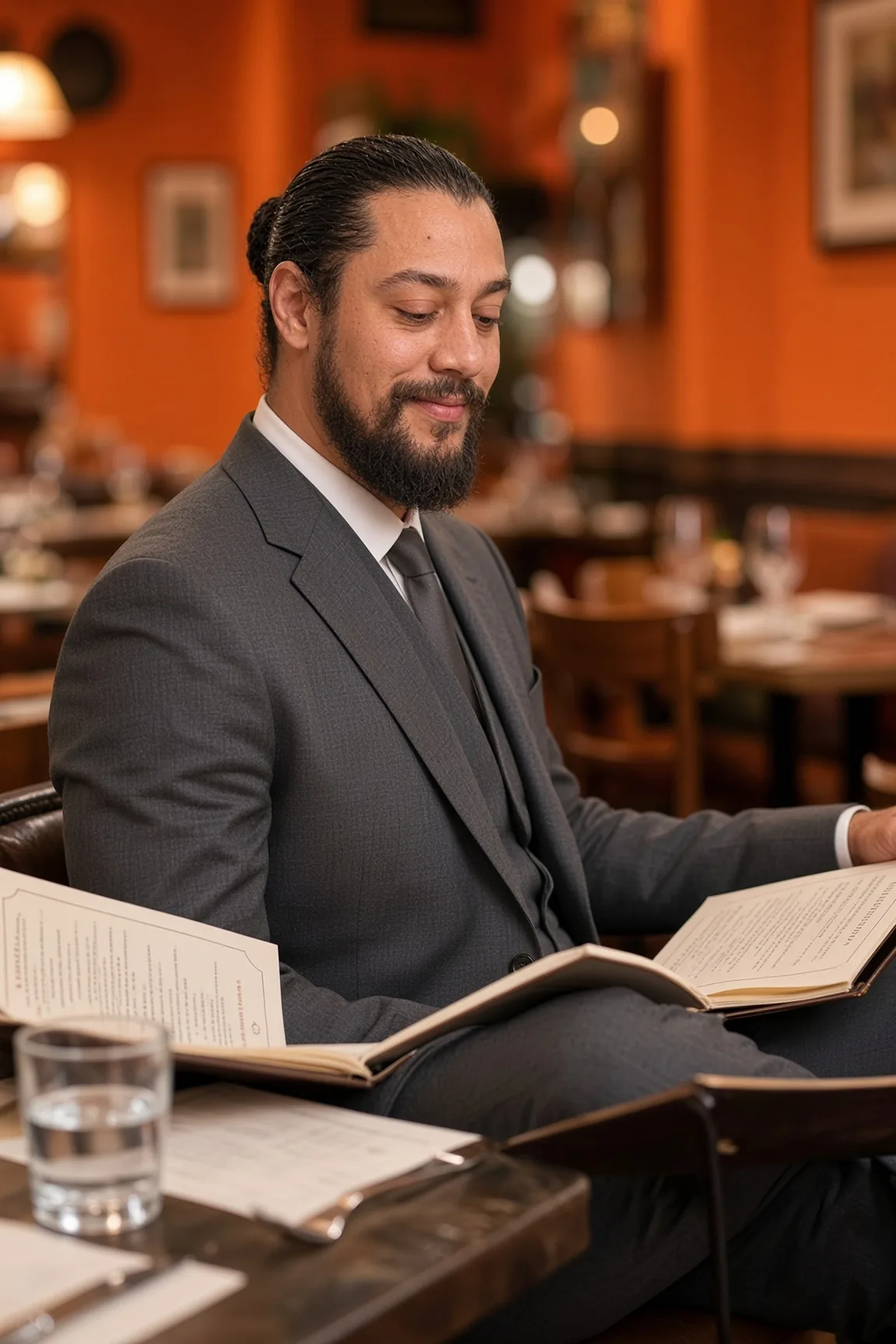 Reading the room the way a new customer would: the menu, the tables, the first impression.