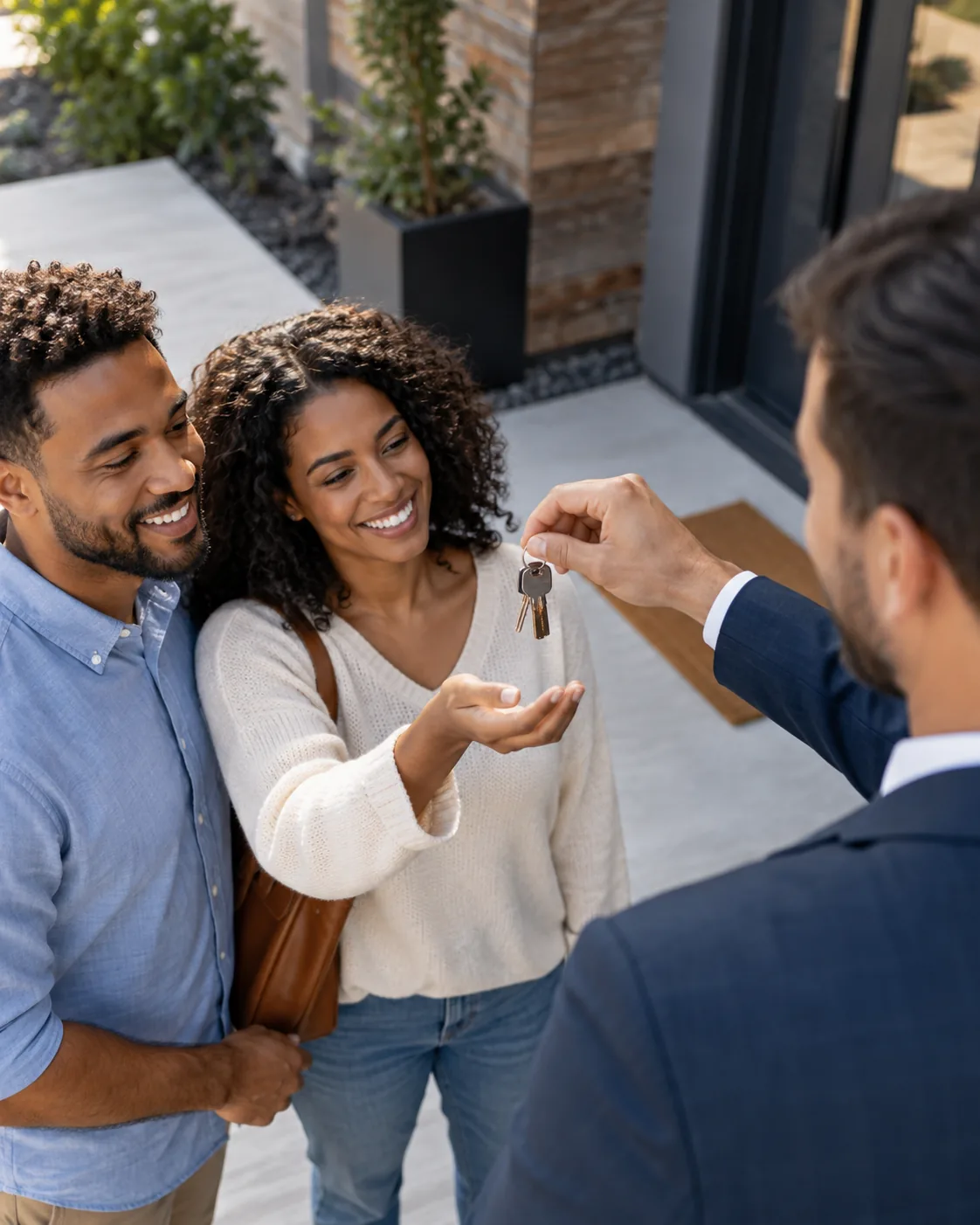 Handing over the keys. The public presence should show the market you work and the work you have done.